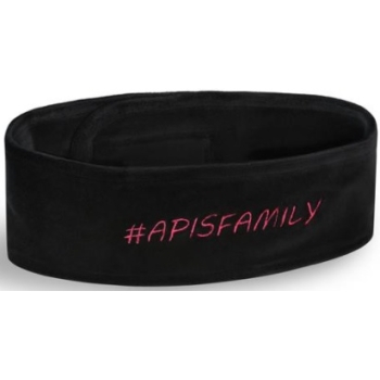6617 Welurowa opaska kosmetyczna czarna #apisfamily - AKCESORIA